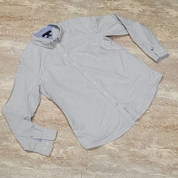 TOMMY HILFINGER MENS BUTTONDOWN SHIRT SIZE LARGE - Picture 1 of 8